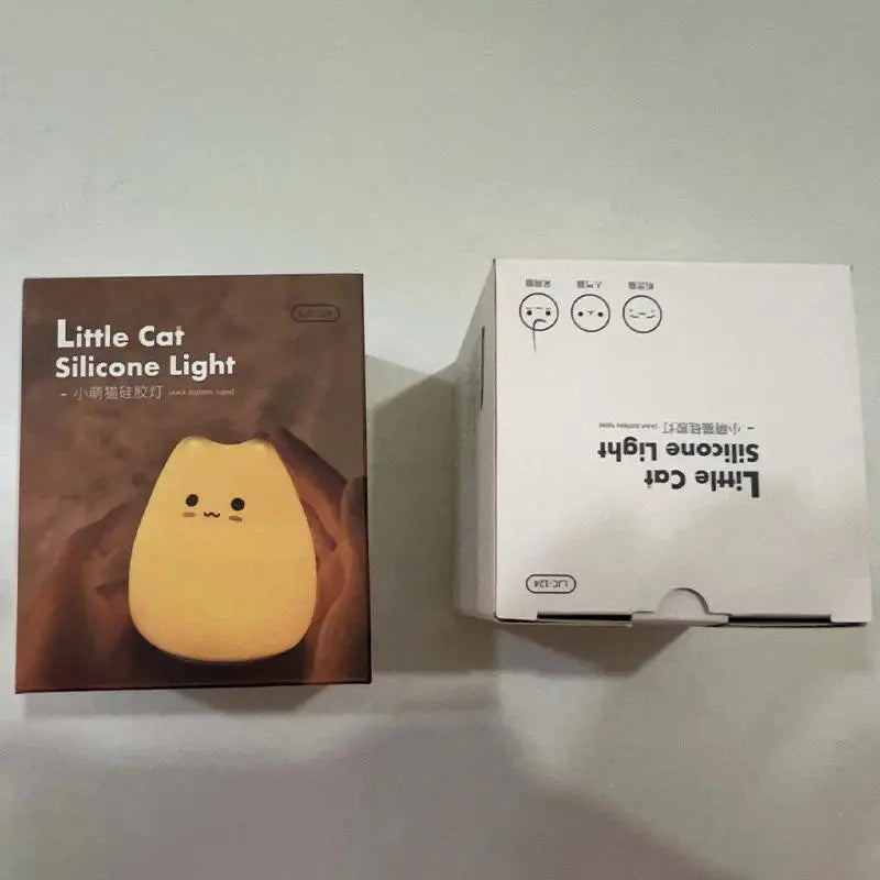 Cute Cat LED Night Light - Decorative Bedside Lamp for Bedroom and Desktop Atmosphere, Ideal for Parties, Festivals, and Birthday Gifts for Girls