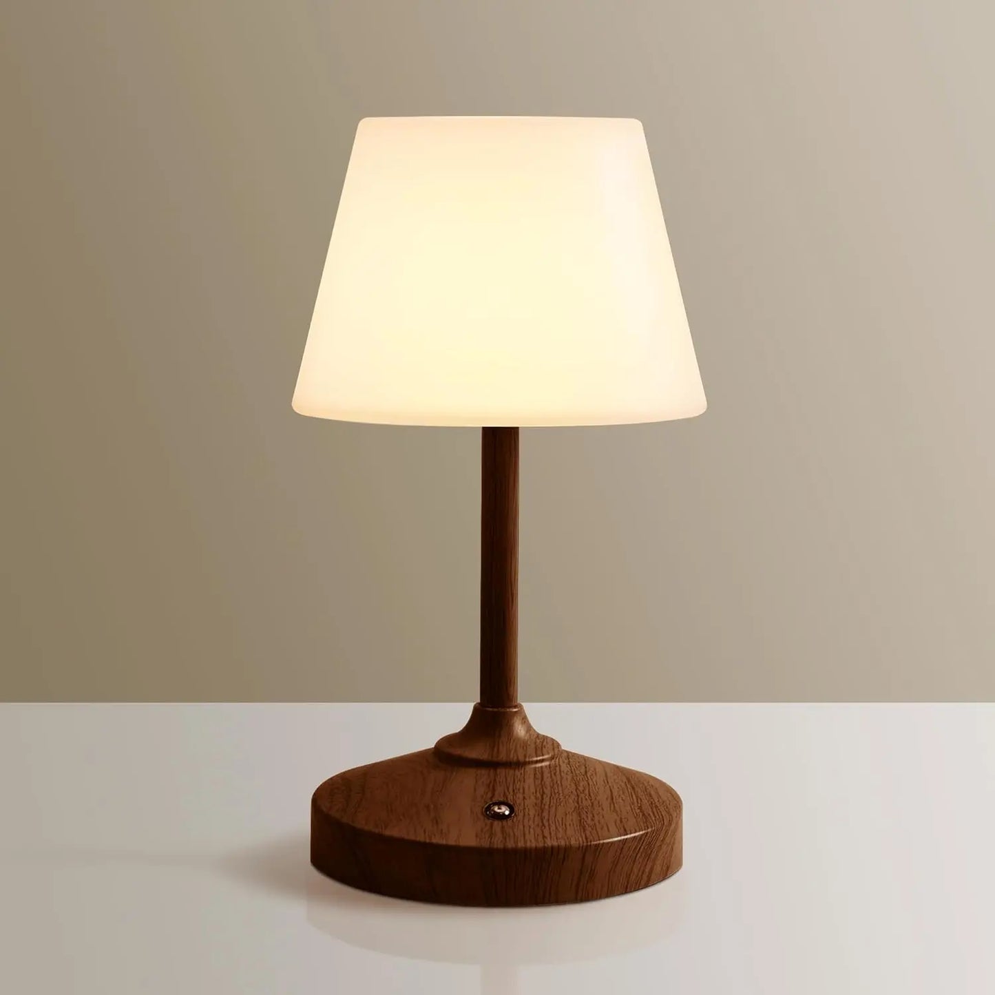 Dawnwake Cordless Rechargeable Mushroom Lamp with Touch Control, Waterproof Shower Light, Dimmable LED Night Light, 4000mAh USB Battery