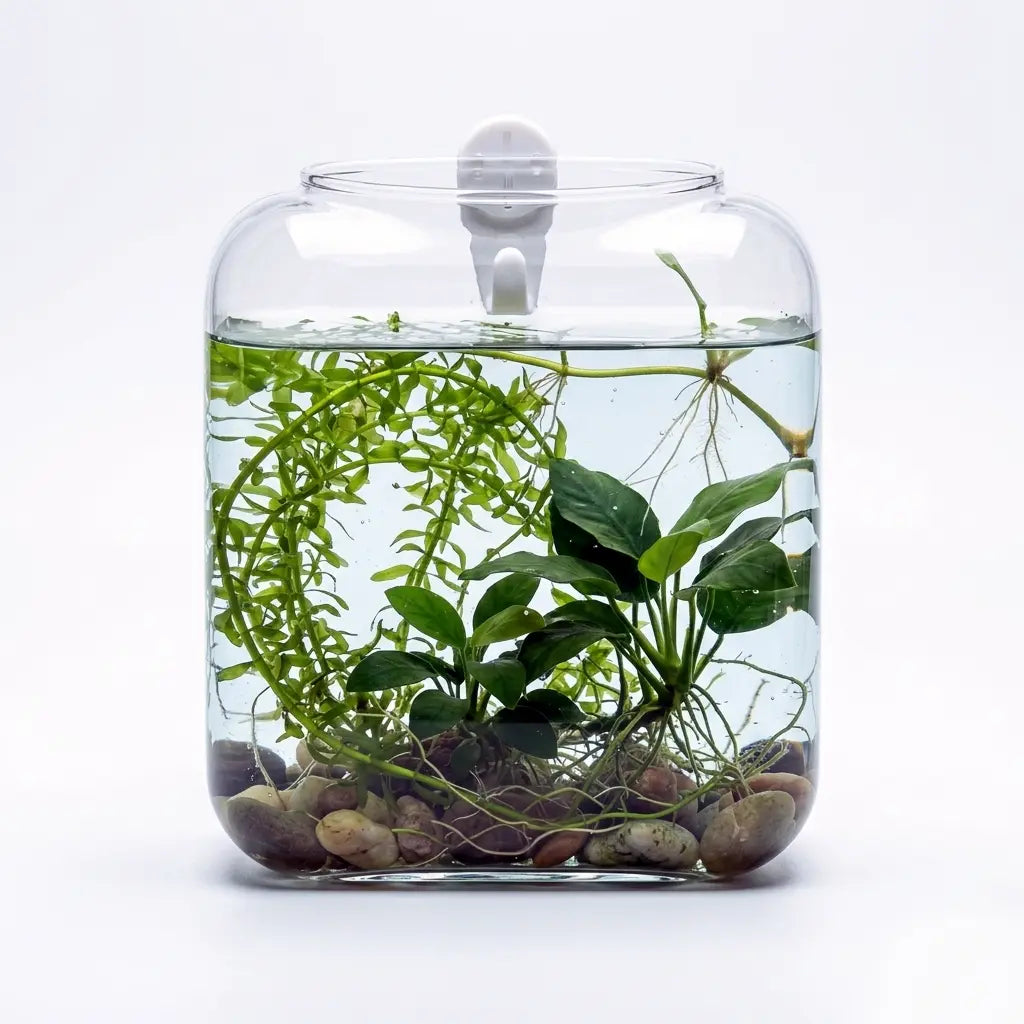 Set of 2 Clear Glass Wall-Mounted Planters for Hydroponic Plant Propagation - Elegant Terrarium Vases for Home, Office, and Garden Decor