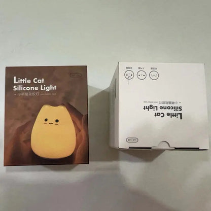 Cute Cat LED Night Light - Decorative Bedside Lamp for Bedroom and Desktop Atmosphere, Ideal for Parties, Festivals, and Birthday Gifts for Girls