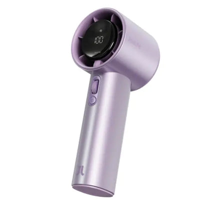 JISULIFE Pro1S Handheld Fan - 5000mAh Rechargeable, Metal Construction, Digital Display, Turbo 9 M/S Airflow, 3-15 Hours Cooling, USB Fast Charging for Travel and Outdoor Use