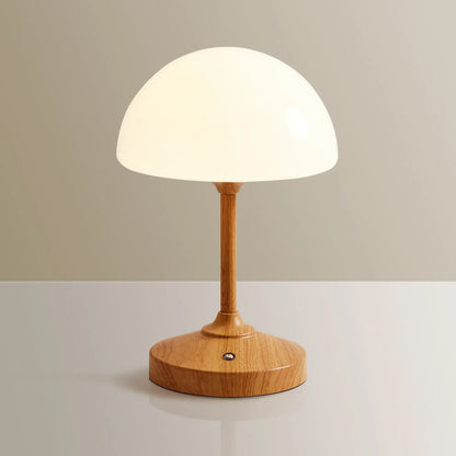 Dawnwake Cordless Rechargeable Mushroom Lamp with Touch Control, Waterproof Shower Light, Dimmable LED Night Light, 4000mAh USB Battery