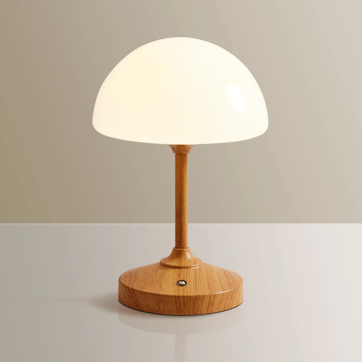 Dawnwake Cordless Rechargeable Mushroom Lamp with Touch Control, Waterproof Shower Light, Dimmable LED Night Light, 4000mAh USB Battery